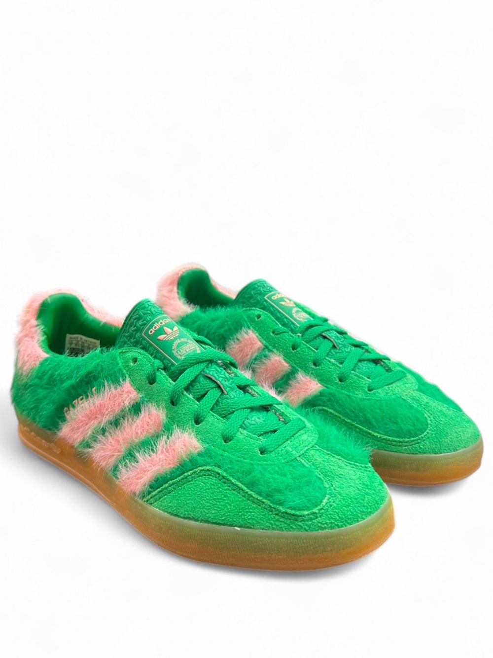adidas Gazelle Indoor Watermelon Fuzzy Sneakers Size US 8 Women’s (NEW)